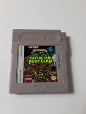 Teenage Mutant Ninja Turtles Fall of the Foot Clan Nintendo Game Boy Tested