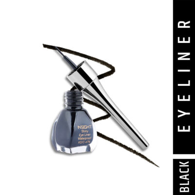 Insight Cosmetics Glänzend Wasserfest Eyeliner Farbe Schwarz 5ml