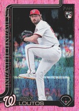 2025 Topps Update #US202 Ryan Loutos Pink Holo Foil