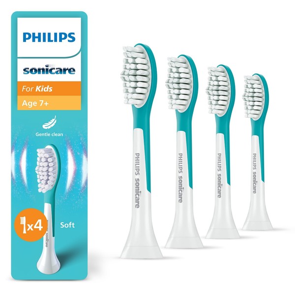 Philips Sonicare For Kids ErsatzbüRstenköPfe Kinder 7+ Jahre 4Er Pack HX6044/90-image