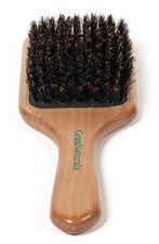 Boar Bristle Smoothing Hair Brush Medium Soft Bristles Wooden Paddle Brush fo...