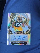 2025 Panini Select Isaiah Mcduffie Auto Silver Prizm #SIP-IME Green Bay Packers