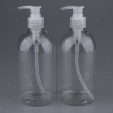 Shampooflasche, Spenderflasche, nachfüllbare Flasche, 500 ml, 2 kleine Flaschen