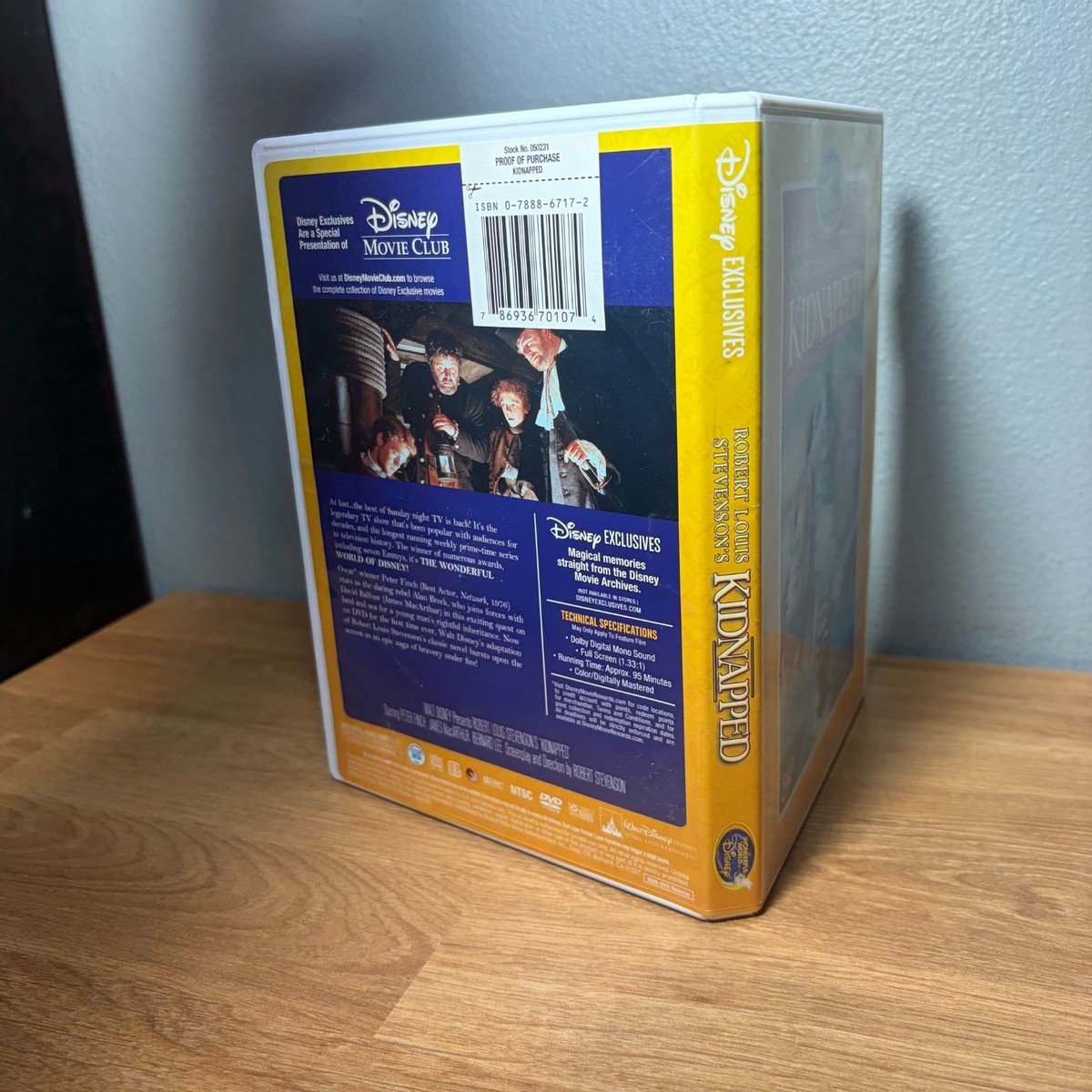 Kidnapped (DVD, 1960) Robert Louis Stevenson's Disney Movie Club