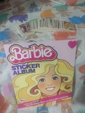 1983 Mattel Barbie Album Stickers Complete Set Of 216 Stickers With Album