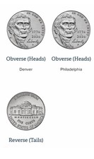 1776-2026 P D Semi-Quincentennial Nickel IN HAND