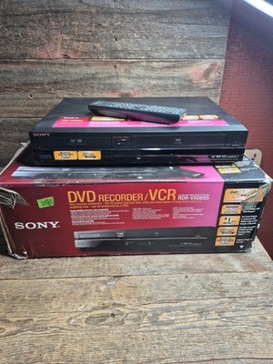 Sony RDR-VXD655 DVD Recorder VHS Combo Tested Working w/ Remote And Manual 