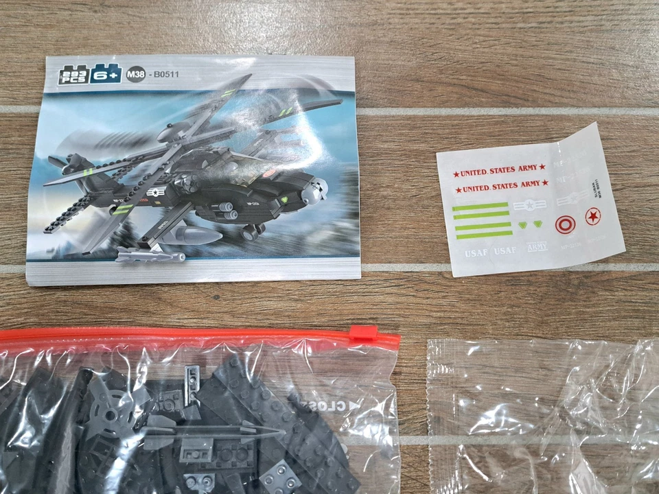 Sluban Army Serie Apache Helicopter M38-B0511- Complete - Image 2 of 4