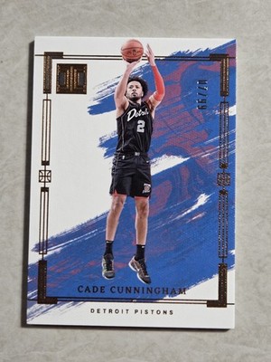 2023-24 Panini Impeccable 7/99 Cade Cunningham #4 Bronze