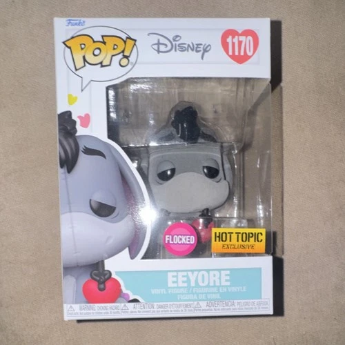 Funko Pop! Disney Winnie the Pooh Eeyore #1170 Flocked Hot Topic Exclusive