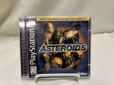 Asteroids, Sony PS1 PSX Game, Complete Black Label