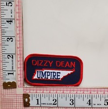 Dizzy Dean Baseball League Umpire Iron On Jacket Vest Hat Patch Crest