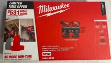 Milwaukee Subcompact Brushless Combo Kit Contains 1 Drill 1 Impact & 2 Batteries