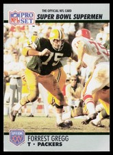 1990-91 Pro Set Super Bowl XXV Silver Anniversary Forrest Gregg #56 Green Bay