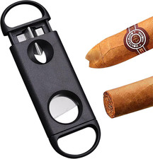 Zigarrenschneider 2-in-1 Edelstahl V-f&ouml;rmige Klinge f&uuml;r unterschiedliche Zigarre