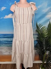 NWT Cupshe Women's Blue And Orange  Dress Size Large