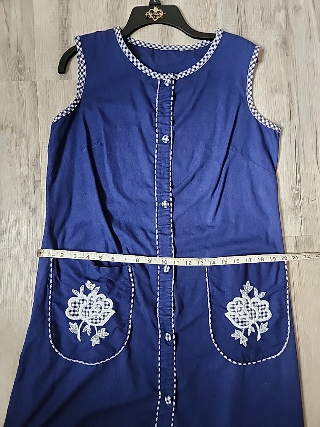 Vintage 60s House Dress Day Dress Mod Hippy Flower Power 