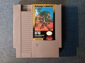 Nobunaga's Ambition (Koei, 1989) NES Game w/ Box, Manual, Map ~ Tested & Working