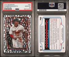 2014 Bowman Xander Bogaerts Silver Ice Rookie #84 RC - PSA 10 Gem Mint