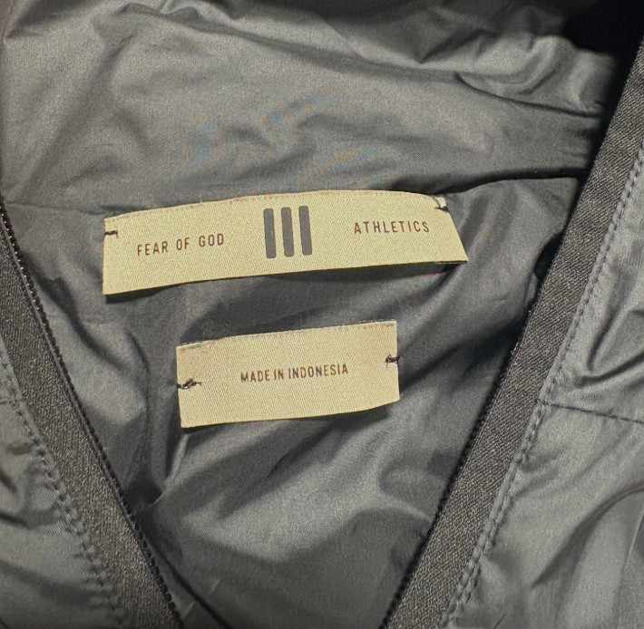 Adidas x Fear of God Athletics Adi Nation Half Zip Jacket Large thumbnail 3