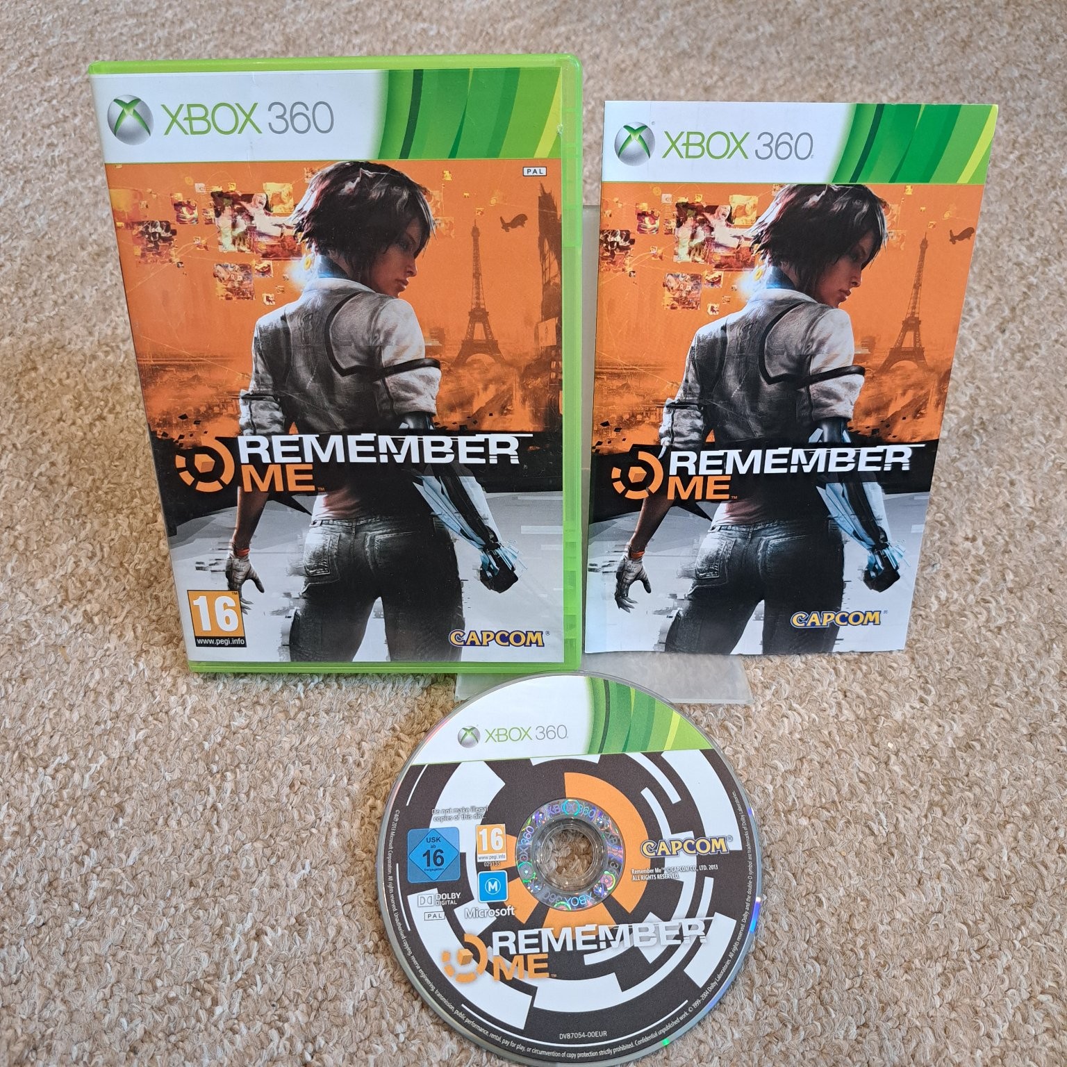Remember Me Xbox 360 Video Game PAL Action Adventure Capcom