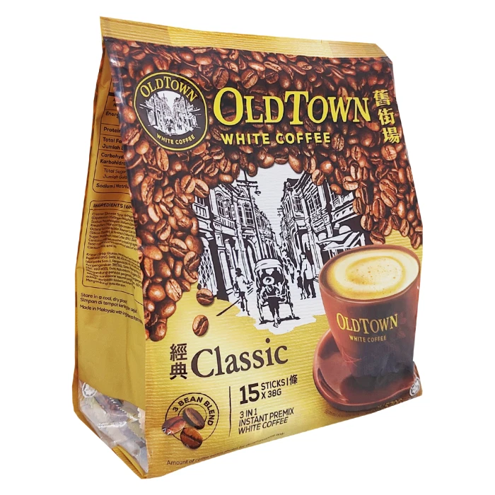 Old Town 3-In-1 Instant Classic White Coffee 15 Sticks x 38g (3 Packs/45 sticks) - Image 4 of 4