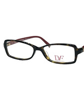 NEW Diane von Furstenberg DVF 5050 206 Marbled Brown Eyeglass Frames 51-15-135