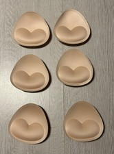 Bra Inserts Push Up Pads Small X3 Pairs New