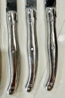 6 (six) Laguiole Sabatier Stainless Steel French Steak Knives — photo 2