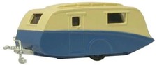 Oxford Diecast NCV002 Blue/Cream Caravan 1:148 N Gauge