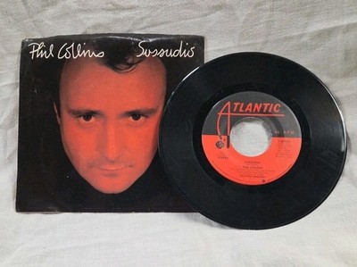 Phil Collins - ''SUSSUDIO''/''I LIKE THE WAY'' - 45RPM VINYL - 1985