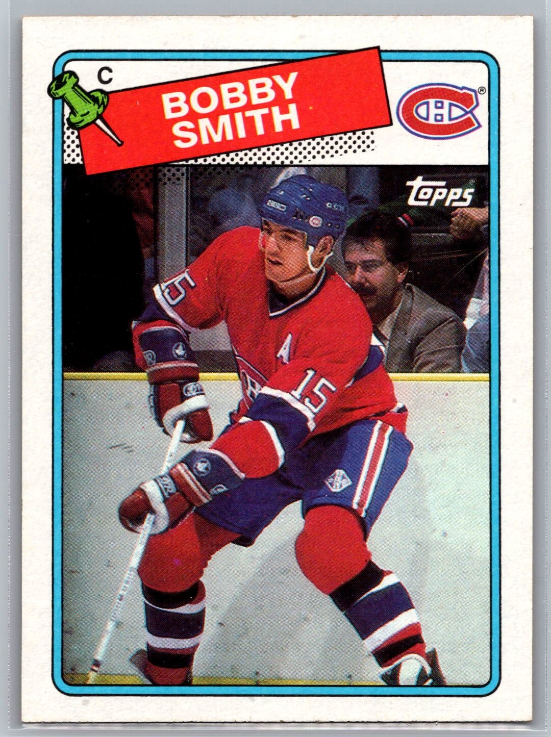 Bobby Smith 1988-89 Topps HOCKEY #88 Montreal Canadiens