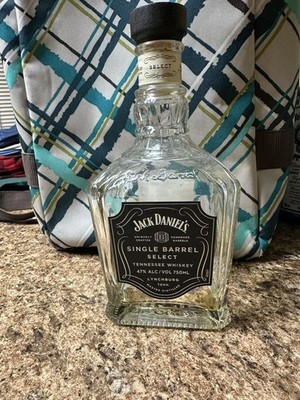 Jack Daniels Single Barrel Select Tennessee Whiskey 750ml Bottle (empty)