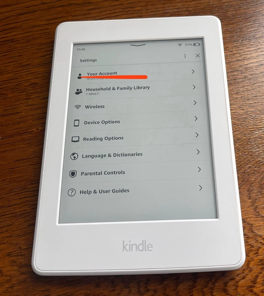 Amazon Kindle Paperwhite 7th Gen 6” 4GB Wi-Fi eReader eBook . Clean acc.  - Image 3 of 4
