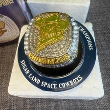 Sugarland Space cowboys Replica Championship Ring Houston Baseball Championship