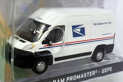 Greenlight 1/64 - Dodge RAM Promaster 2019 USPS Delivery Van Model Car