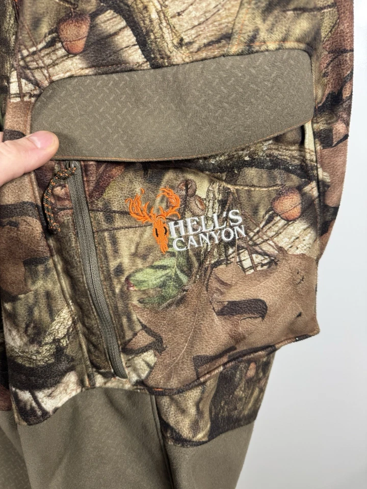 3XL Browning Hells Canyon Softshell Scent Control Hunting Pants Mossy Oak Camo - Image 3 of 4