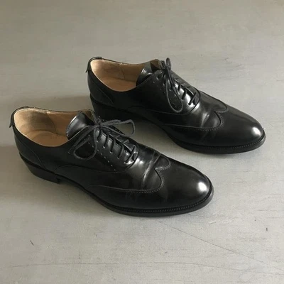 Men Hugo Boss Heels Black Leather 40.5 - Bild 1 von 4