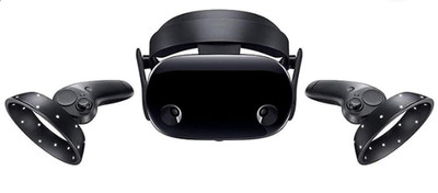 SAMSUNG HMD Odyssey+ Windows Mixed Reality Headset with 2 Wireless Controllers