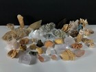 38pcs Calcite Crystal Cluster Mineral Specimen Speleothem Bulk Lot Set HV-2 — photo 1