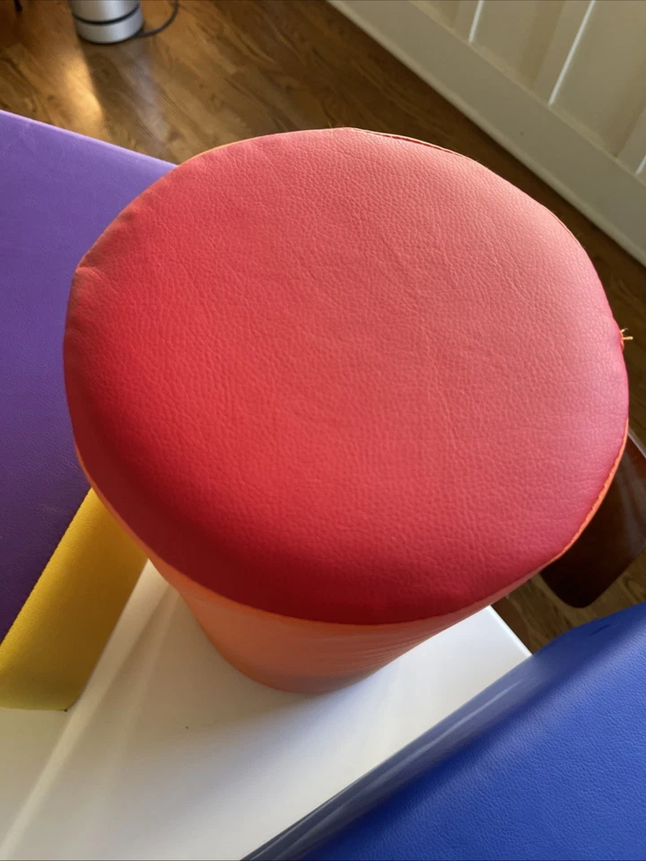 ECR4Kids SoftZone Patchwork Toddler Building Blocks, 3 Foam Cubes - Image 4 of 4