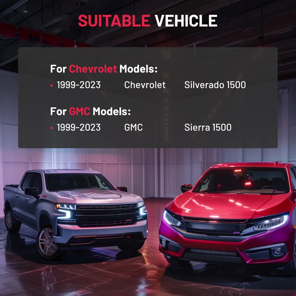 Fit for 2019&2022 GMC Sierra 1500 Limited 2''Rear Leveling lift - Image 4 of 4