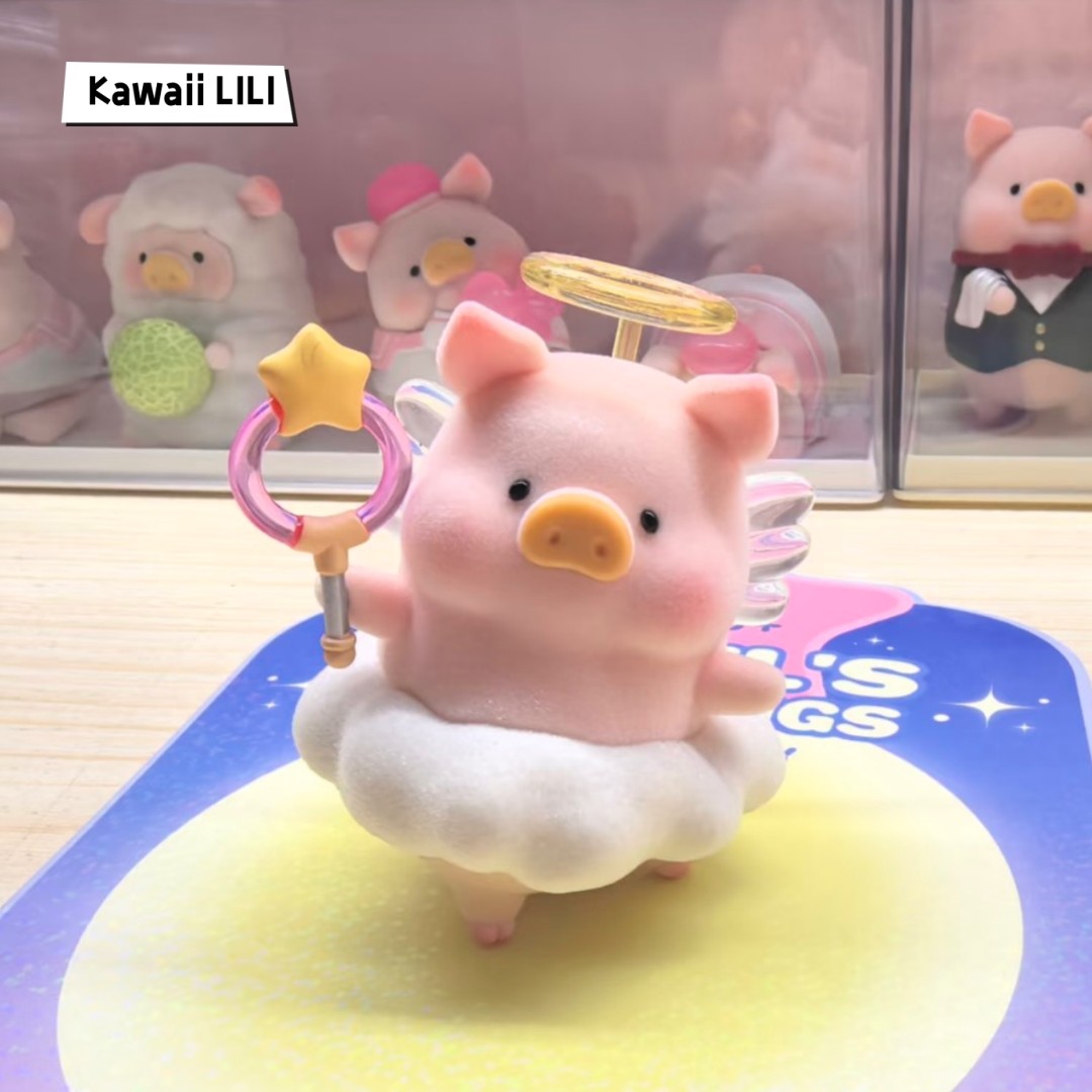 Toyzero+ Lulu The Piggy Angel's Blessings Limited Edition Figure Art Toy Gift