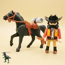 Playmobil Figur Sheriff-Geldjäger #Western#-Agent of Law-West-Reiter