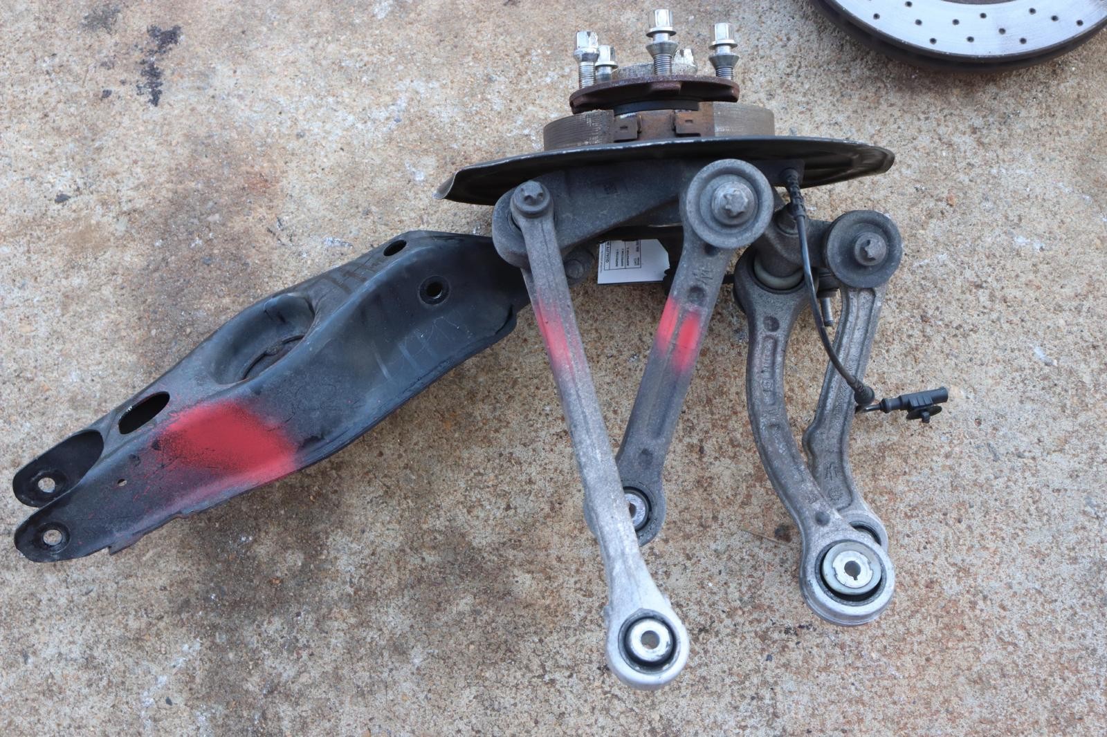 14-20 MASERATI QUATTROPORTE AWD REAR RIGHT SPINDLE KNUCKLE HUB CONTROL ARMS OEM