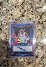 2022-23 Panini Prizm Draft Picks - College Penmanship Trey McGowens Blue /149