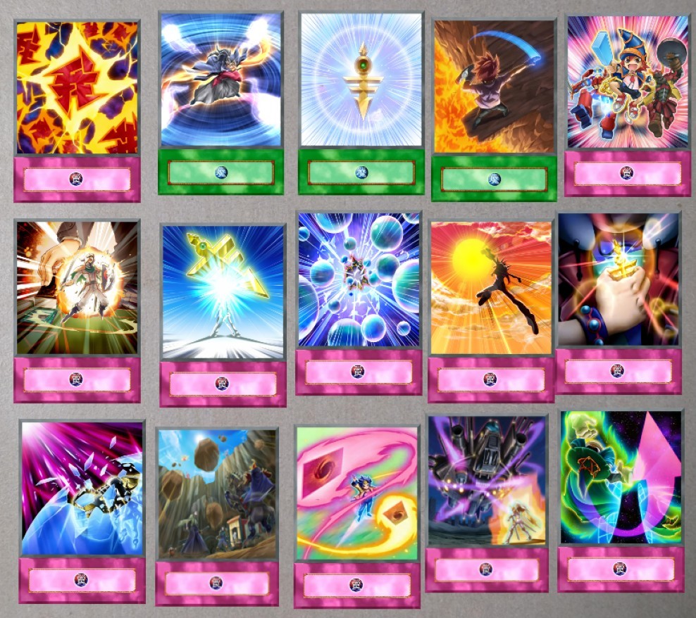 Yu-Gi-Oh! ZEXAL - Deck De Yuma Tsukumo - Cards Anime style (45