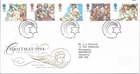 GB QEII 1994 Christmas First Day Cover Tallents House Postmark