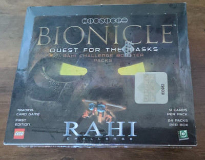 Lego Bionicle Quest For The Masks - RAHI Challenge Box - Factory Sealed!