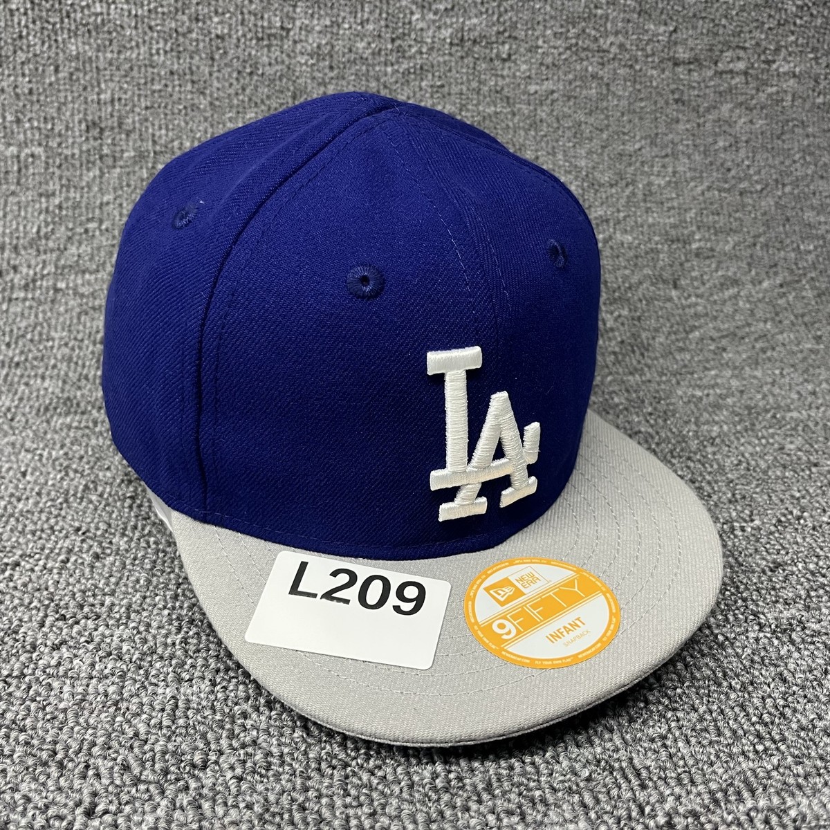 New Era LA Dodgers 9FIFTY Infant Snapback Hat My 1st Blue Gray Flat Brim Kids